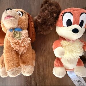 Disney Lady and the Tramp plush set of 2 #disney #ladyandthetramp #plushies